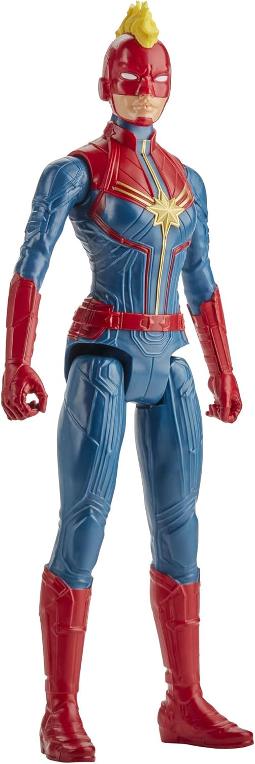 Size 12inch Avengers Marvel Titan Hero Series Blast Gear Captain Marvel Action Figure